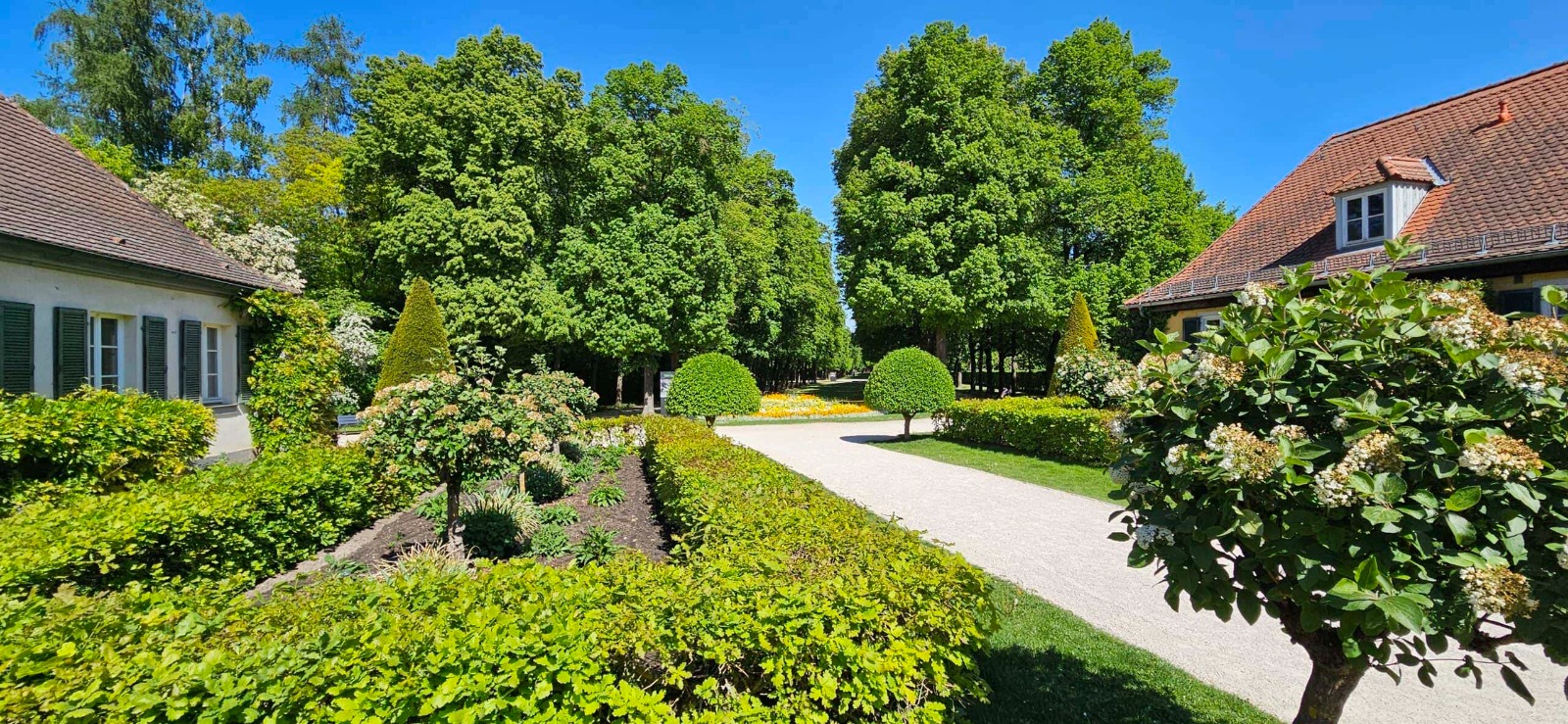 Hofgarten Ansbach mit Orangerie – nur wenige Gehminuten von der Praxis Mein Seelenlicht